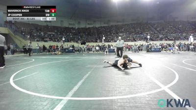105 lbs Round Of 16 - Santana Hernandez, Lone Grove Takedown Club vs Silas Burr, Team Tulsa Wrestling Club