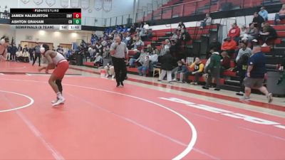 120 lbs Semifinals (8 Team) - Jamen Haliburton, Smyrna vs Ashton Graham, Caesar Rodney