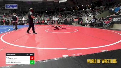 54 lbs Semifinal - Tyanna Evans, Orchard South WC vs Scarlett Mckeown, Mat Assassins