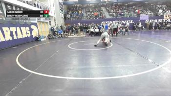 175 lbs Champ. Round 1 - Kaden Kaber, Columbia Falls vs Emery Madplume, Browning,