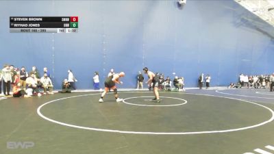 285 lbs Quarterfinal - Riyhad Jones, Olathe Northwest vs Steven Brown, Shawnee Mission Northwest
