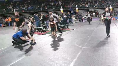 49 lbs Consi Of 8 #1 - Benson Stevely, Del Val Rams vs Carter Derins, American MMAW