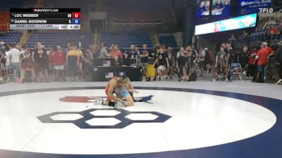 113 lbs Champ. Rd Of 32 - Loc Webber, OH vs Daniel Goodwin, IL