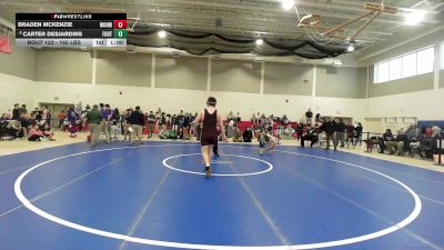 175 lbs Consolation - Braden McKenzie, Monmouth Richmond Winthrop vs Carter Desjardins, Fort Kent