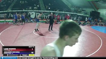 132 lbs Quarters & Wb (16 Team) - Brigham Cookson, Utah Black vs JAXON MACKEY, Nevada GOLD