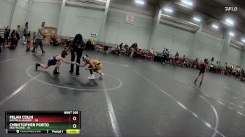 64 lbs Round 1 - Milan Colin, Mayfield Academy vs Christopher Porto, Unattached