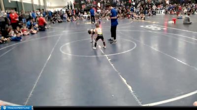 40-44 lbs Champ. Round 1 - Asher Snover, Kearney Matcats vs Axon Higgins, St.Paul Youth Wrestling