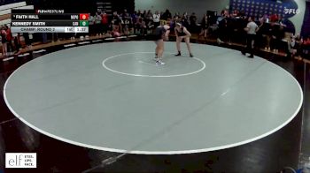 145 lbs. Champ. Round 2 - FAITH HALL, North Point vs Kennedy Smith, Canton