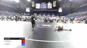 106 lbs Cons 8 #2 - Daylee Watson, Pennsylvania vs Alexandra Sebek, Illinois