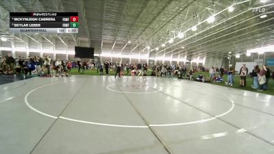 65 lbs Quarterfinal - Skylar Leber, Devils Wrestling vs Mckynleigh Cabrera, RWC- Roy Wrestling Club