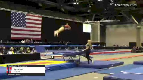 Ryan Diez - Double Mini Trampoline, TAG USA - 2021 USA Gymnastics Championships