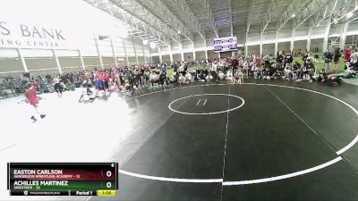 84 lbs Quarters & Wb (16 Team) - Easton Carlson, Sanderson Wrestling Academy vs Achilles Martinez, Shootbox