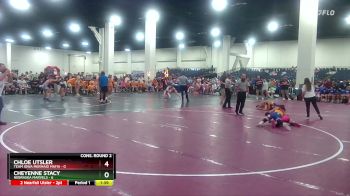 105 lbs Semis & Wb (16 Team) - Chloe Utsler, Team Iowa Mermaid Mafia vs Cheyenne Stacy, Nebraska Marvels