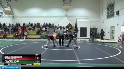 197 lbs Quarterfinal - Jesus Rodriguez, Palomar College vs Malachi Lyles, Cerritos College