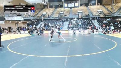 124 lbs Champ. Round 2 - Lindsey Lopez, Unattached vs Angelina Cassioppi, Chadron State