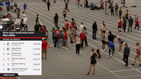 Men's 800m, Prelims 2