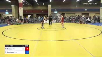 119 lbs Round Of 32 - Madilyn Peach, Team Nazar Training Center vs Tiffany Breshears, Team Tulsa Wrestling Club