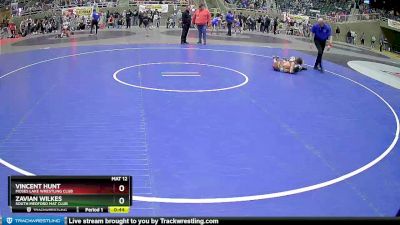 82 lbs Cons. Round 4 - Zavian Wilkes, South Medford Mat Club vs Vincent Hunt, Moses Lake Wrestling Club