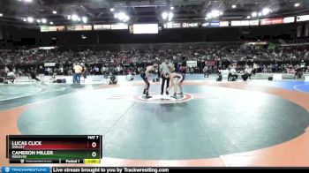 132 lbs Cons. Round 1 - Cameron Miller, Ridgevue vs Lucas Click, Shelley