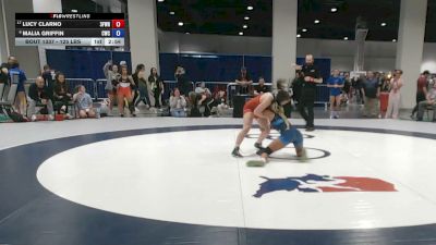 125 lbs Cons. Sub-quarters - Lucy Clarno, 3F Wrestling vs Malia Griffin, Cardinal Wrestling Club