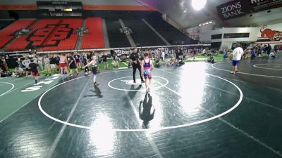 100 lbs Cons. Semis - Lucas Dunn, Oregon vs Dalton Regehr, Idaho