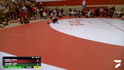 46-47 lbs Round 2 - Owen Smith, Eaton WC vs Crosby Lind, Junior Bulldogs