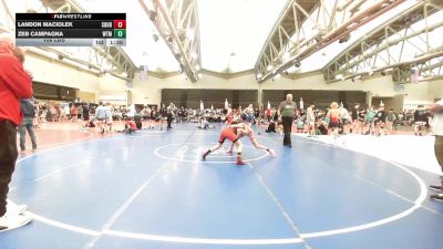 106 lbs Rr Rnd 6 - Landon Maciolek, Soudys Boys vs Zeb Campagna, Washington Twp. Minutemen MS