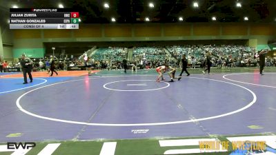 83 lbs Consi Of 4 - Julian Zurita, Hillsboro Mat Club vs Nathan Gonzales, España Wrestling