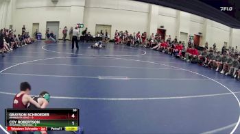 75 lbs Round 2 (6 Team) - Grayson Schroeder, Minnesota Gold vs Coy Robertson, Wyoming Twisters
