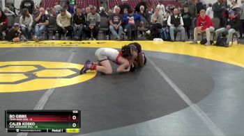 100 lbs Round 2 (8 Team) - Caleb Kosko, Mat Assassins (PA) vs Bo Gibbs, Team Ohio (OH)