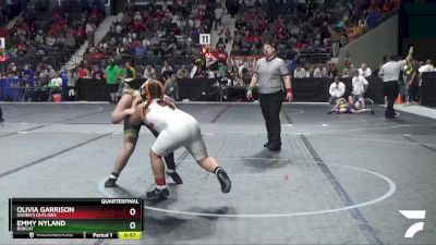 140 lbs Quarterfinal - Emmy Nyland, Bobcat vs Olivia Garrison, Ogden`s Outlaws