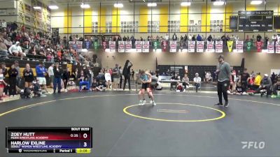 73 lbs Round 2 - Zoey Hutt, Moen Wrestling Academy vs Harlow Exline, Sebolt Women Wrestling Academy