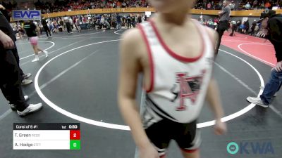 58 lbs Consi Of 8 #1 - Tanion Green, Redskins Wrestling Club vs Asher Hodge, Standfast