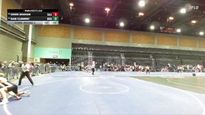175 lbs Cons. Round 3 - Owen Shahan, Calaveras vs Sam Clement, Del Oro