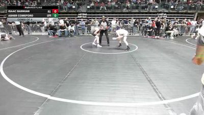 95 lbs Consi Of 4 - Isaac Barikian, All I See Is Gold Academy vs Asher Comeforo, Upper Township