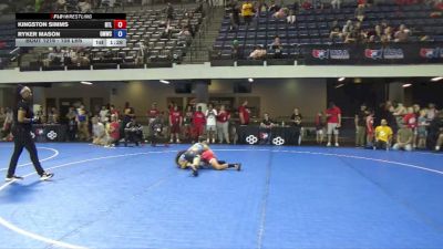 108 lbs Cons. Sub-semis - Kingston Simms, RTL vs Ryker Mason, Open Mats Wrestling Club