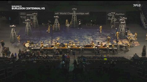 Burleson Centennial HS "Burleson TX" at 2025 WGI Percussion/Winds World Championships