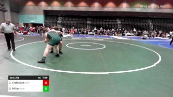 220 lbs Round Of 32 - Cormac Anderson, Spanish Springs vs Deylin Miller, Green River
