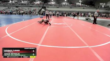 85 lbs Champ. Round 2 - Dominick Turner, STL Warrior-AA  vs Kixson Reynolds, Wolf Pack Youth Wrestling Club-AA