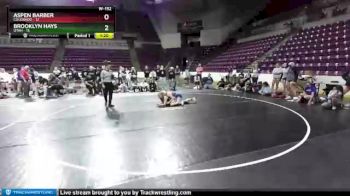 W-152 lbs Placement Matches (16 Team) - Brooklyn Hays, Utah vs Aspen Barber, Colorado