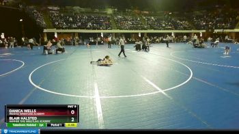 56 lbs Round 3 - Blair Halsted, Hammer Time Wrestling Academy vs Danica Wells, Pack732 Wrestling Academy