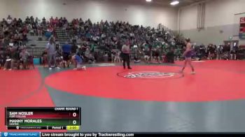 138 lbs Champ. Round 1 - Sam Nosler, Fort Collins vs Manny Morales, Center