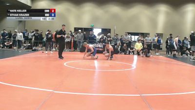 150 lbs Cons. Semis - Nate Keller, Edge Wrestling vs Ethan Krazer, Misdirection Mat Club