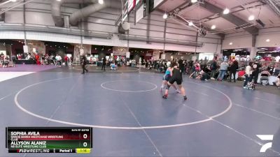 152 lbs Round 2 - Sophia Avila, Gracie Barra Westchase Wrestling Club vs Allyson Alaniz, NB Elite Wrestling Club