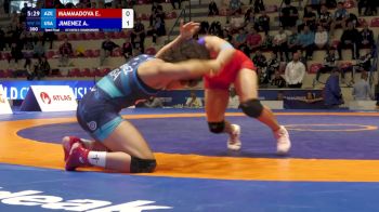 50 kg 1/2 Final - Elnura Mammadova, Azerbaijan vs Audrey Rae Jimenez, United States