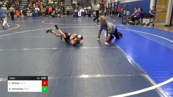 56 lbs Quarterfinal - Logan Dicken, Waynesburg Central vs Ash Henecker, Rednose Wrestling School