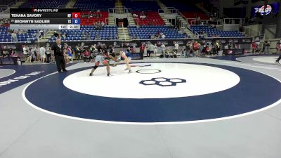 155 lbs Champ. Rd Of 64 - Tehana Savory, NY vs Bronwyn Sadlier, TX