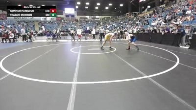 106 lbs Cons. Round 3 - Gunner Hamilton, Leavenworth HS vs Teague Munson, Arkansas City