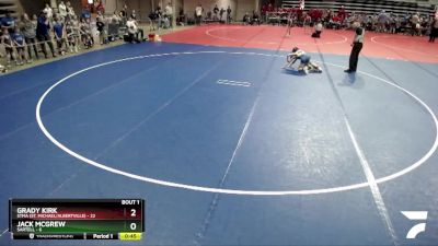 75 lbs Quarterfinals (8 Team) - Grady Kirk, STMA (St. Michael/Albertville) vs Jack McGrew, Sartell