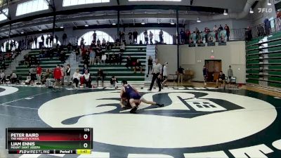 175 lbs Cons. Round 3 - Liam Ennis, Mount Saint Joseph vs Peter Baird, The Heights School